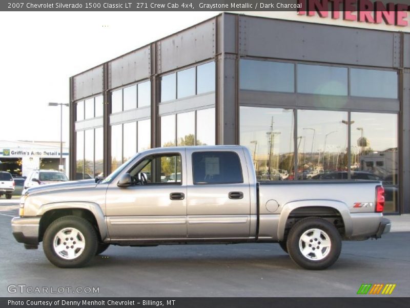 Graystone Metallic / Dark Charcoal 2007 Chevrolet Silverado 1500 Classic LT  Z71 Crew Cab 4x4