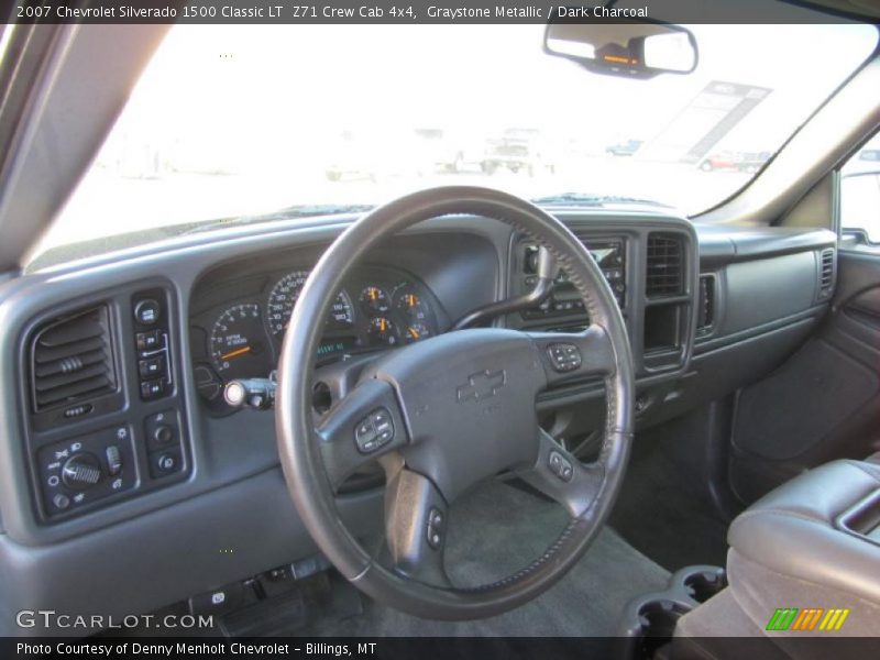 Graystone Metallic / Dark Charcoal 2007 Chevrolet Silverado 1500 Classic LT  Z71 Crew Cab 4x4