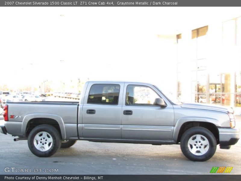 Graystone Metallic / Dark Charcoal 2007 Chevrolet Silverado 1500 Classic LT  Z71 Crew Cab 4x4