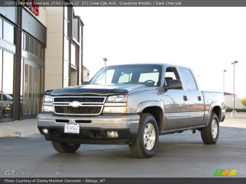 Graystone Metallic / Dark Charcoal 2007 Chevrolet Silverado 1500 Classic LT  Z71 Crew Cab 4x4