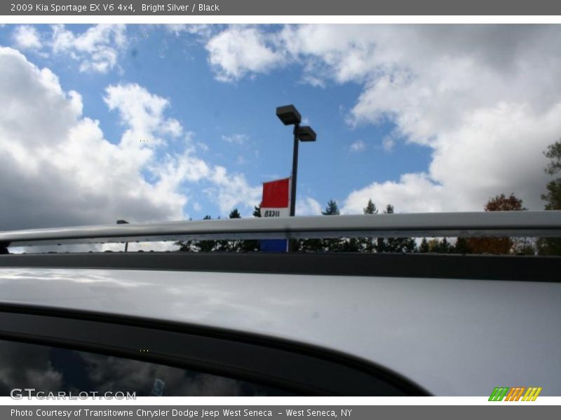 Bright Silver / Black 2009 Kia Sportage EX V6 4x4