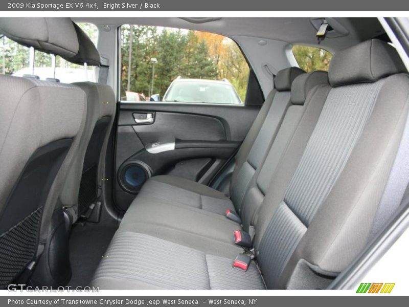 Bright Silver / Black 2009 Kia Sportage EX V6 4x4