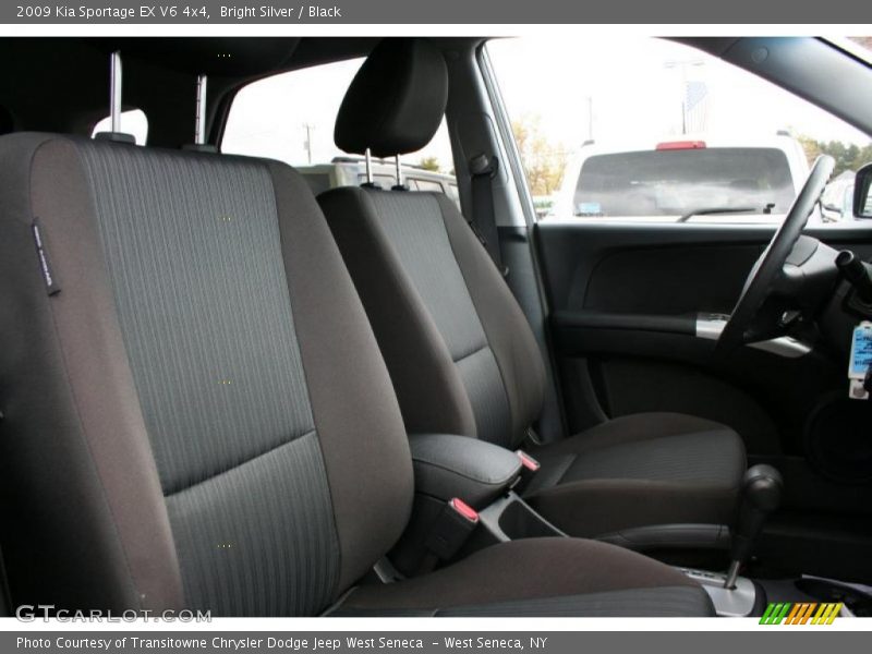 Bright Silver / Black 2009 Kia Sportage EX V6 4x4