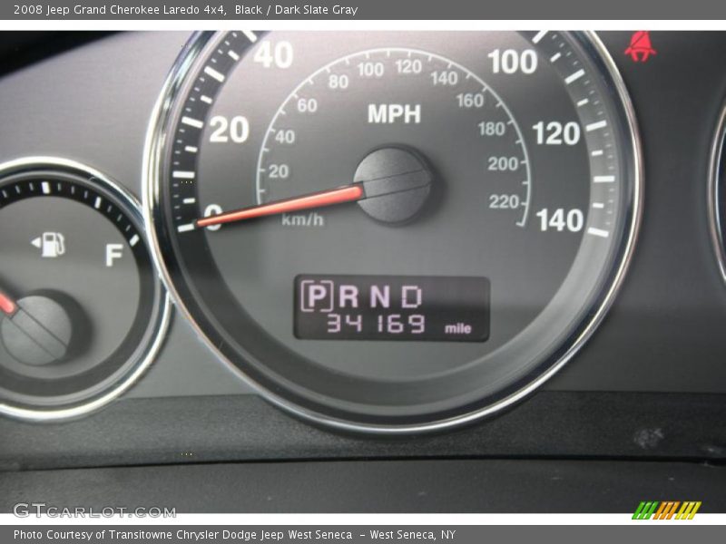 Black / Dark Slate Gray 2008 Jeep Grand Cherokee Laredo 4x4
