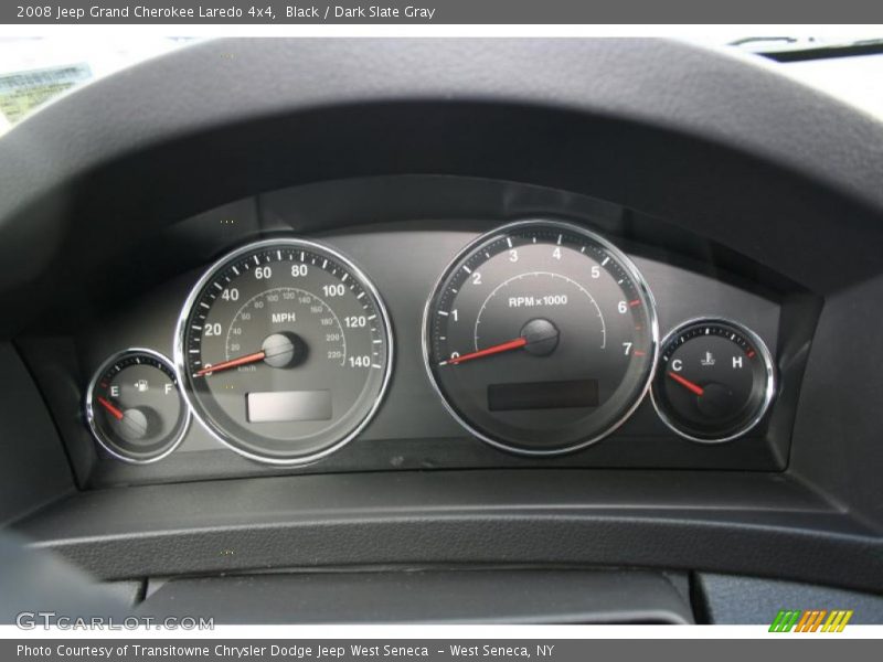 Black / Dark Slate Gray 2008 Jeep Grand Cherokee Laredo 4x4