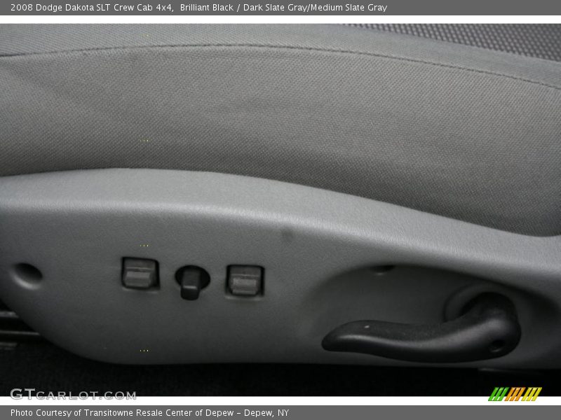Brilliant Black / Dark Slate Gray/Medium Slate Gray 2008 Dodge Dakota SLT Crew Cab 4x4