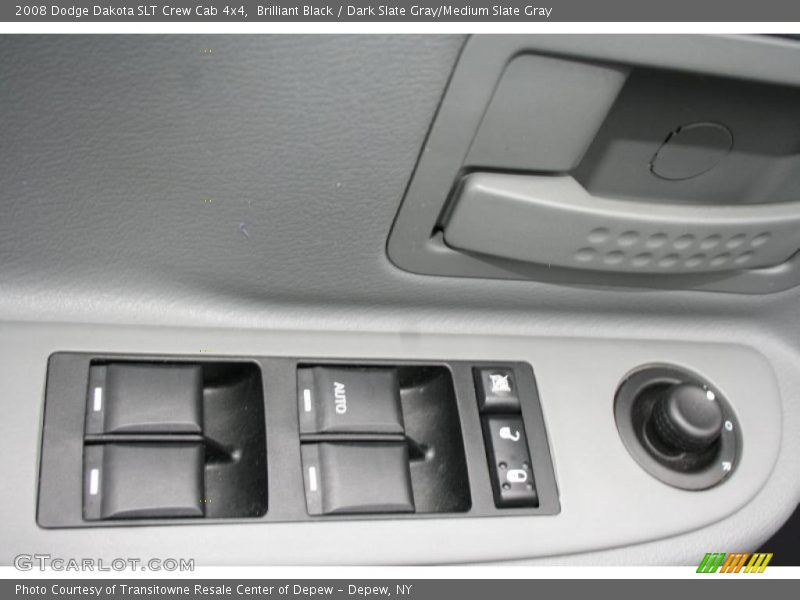 Brilliant Black / Dark Slate Gray/Medium Slate Gray 2008 Dodge Dakota SLT Crew Cab 4x4