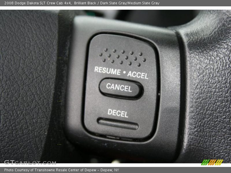 Brilliant Black / Dark Slate Gray/Medium Slate Gray 2008 Dodge Dakota SLT Crew Cab 4x4