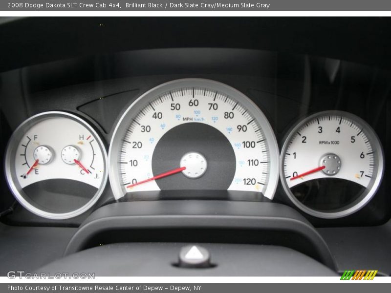  2008 Dakota SLT Crew Cab 4x4 SLT Crew Cab 4x4 Gauges