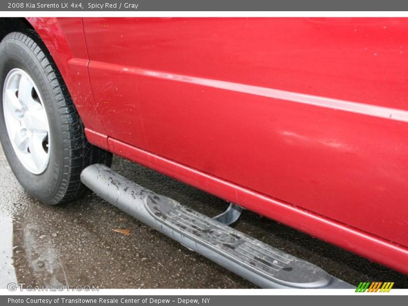 Spicy Red / Gray 2008 Kia Sorento LX 4x4