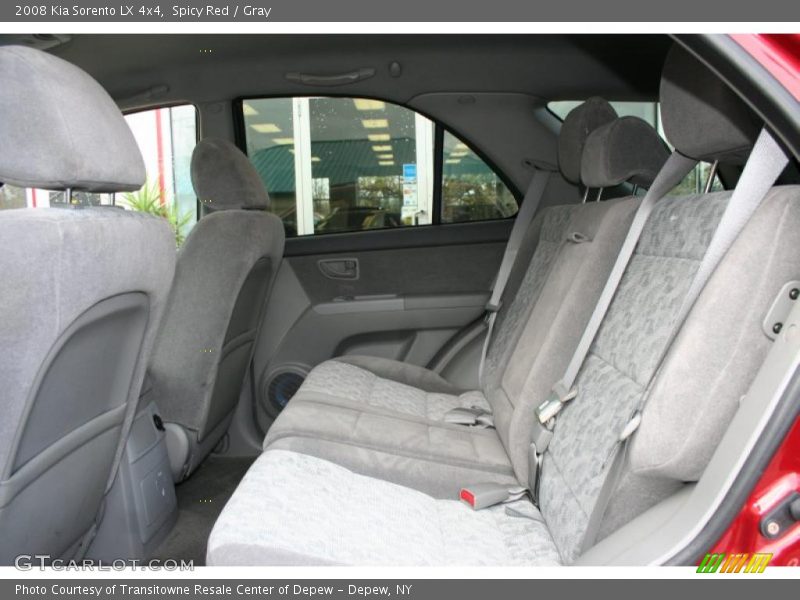 Spicy Red / Gray 2008 Kia Sorento LX 4x4