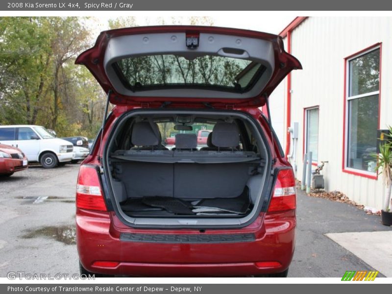 Spicy Red / Gray 2008 Kia Sorento LX 4x4