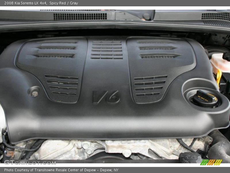 Spicy Red / Gray 2008 Kia Sorento LX 4x4