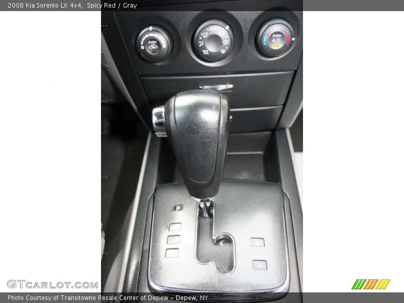 Spicy Red / Gray 2008 Kia Sorento LX 4x4