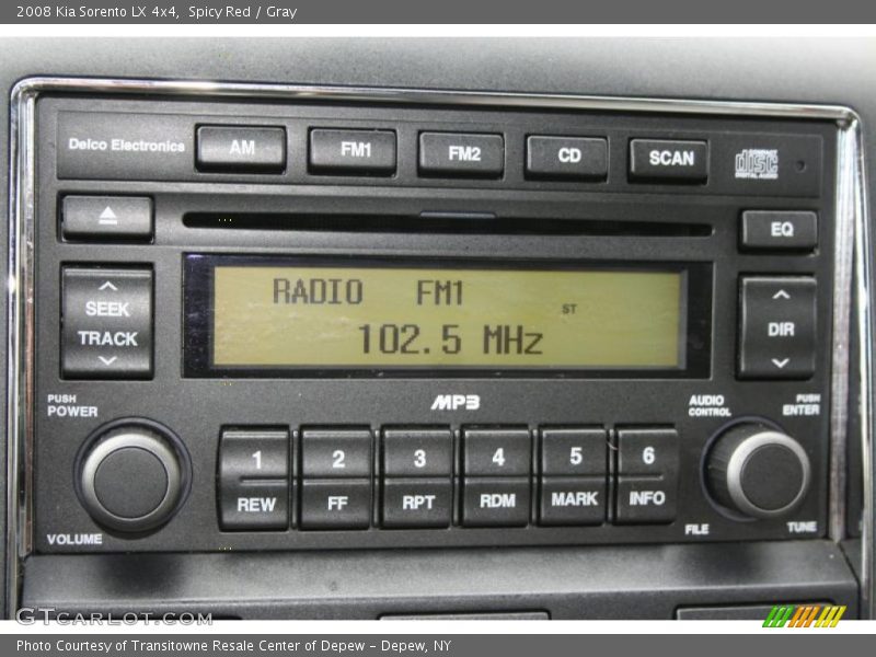 Spicy Red / Gray 2008 Kia Sorento LX 4x4