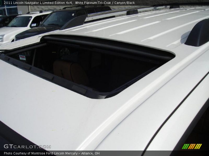 White Platinum Tri-Coat / Canyon/Black 2011 Lincoln Navigator L Limited Edition 4x4