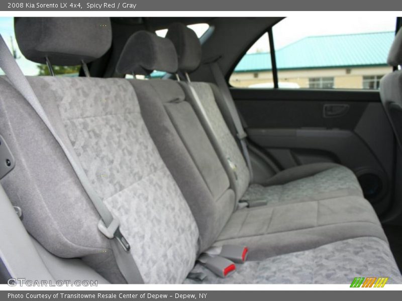 Spicy Red / Gray 2008 Kia Sorento LX 4x4