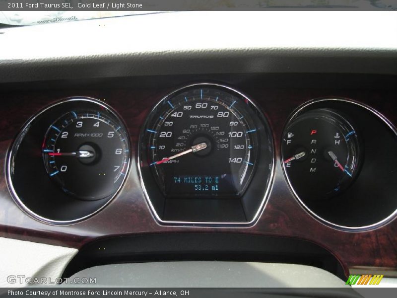 Gold Leaf / Light Stone 2011 Ford Taurus SEL