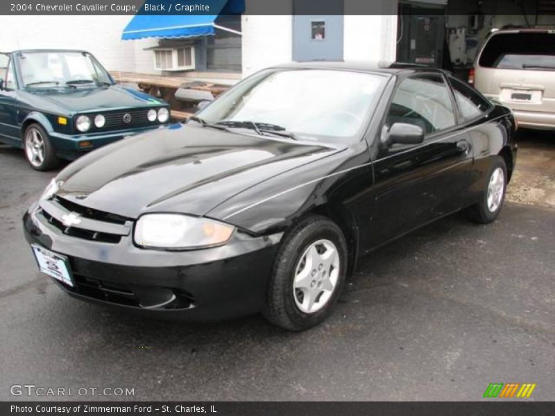 Black / Graphite 2004 Chevrolet Cavalier Coupe