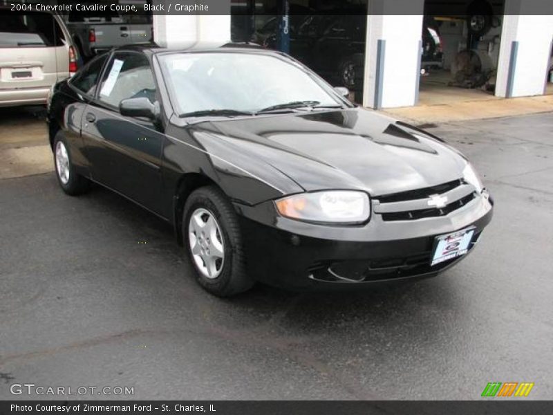 Black / Graphite 2004 Chevrolet Cavalier Coupe