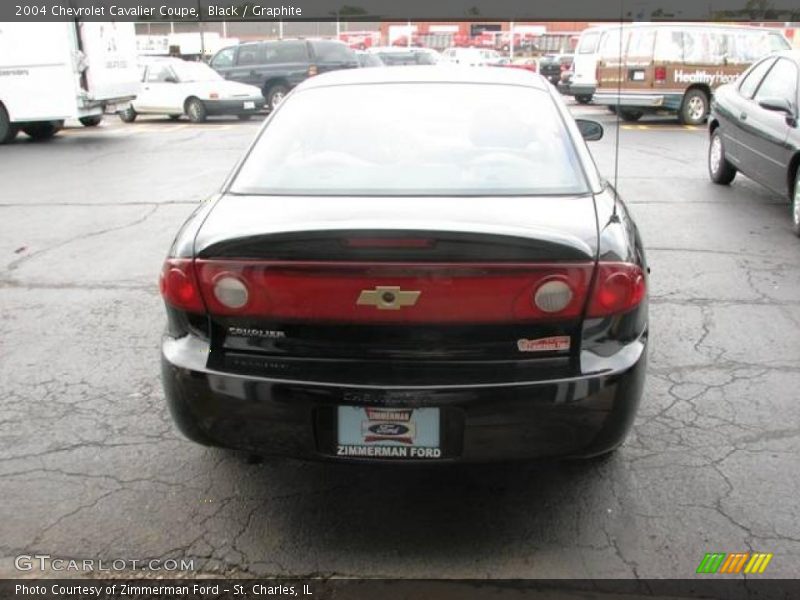 Black / Graphite 2004 Chevrolet Cavalier Coupe