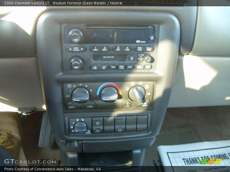 Controls of 2000 Venture LT