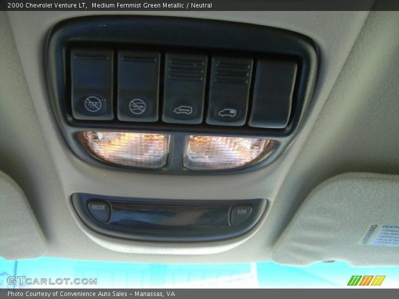 Medium Fernmist Green Metallic / Neutral 2000 Chevrolet Venture LT