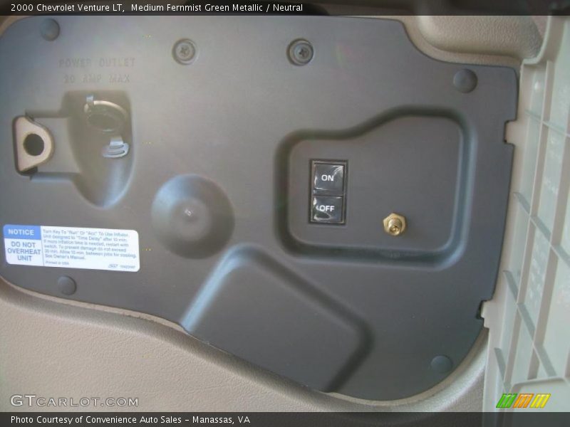 Controls of 2000 Venture LT