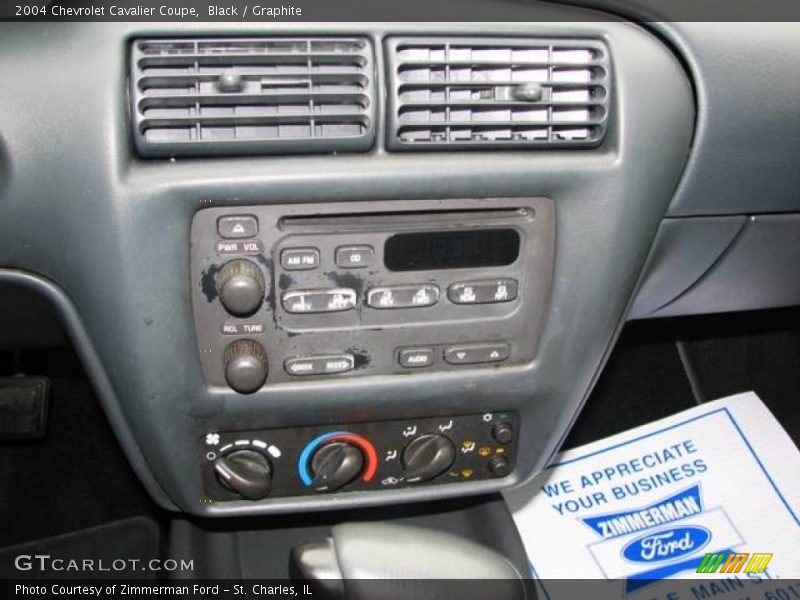 Black / Graphite 2004 Chevrolet Cavalier Coupe