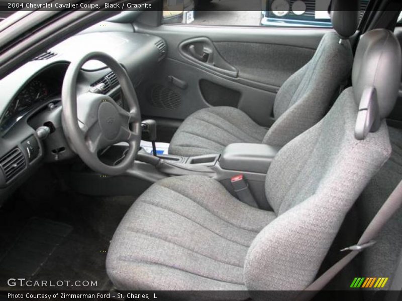 Black / Graphite 2004 Chevrolet Cavalier Coupe