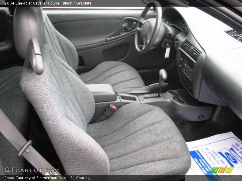 Black / Graphite 2004 Chevrolet Cavalier Coupe
