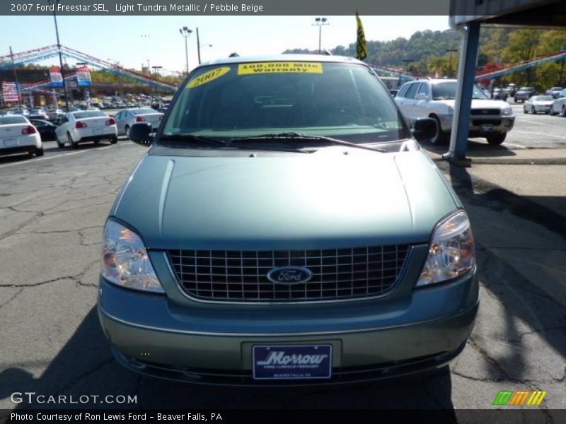 Light Tundra Metallic / Pebble Beige 2007 Ford Freestar SEL