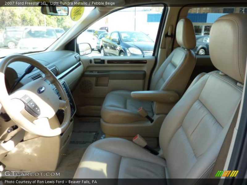  2007 Freestar SEL Pebble Beige Interior