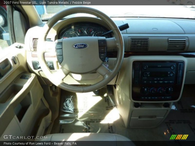 Light Tundra Metallic / Pebble Beige 2007 Ford Freestar SEL