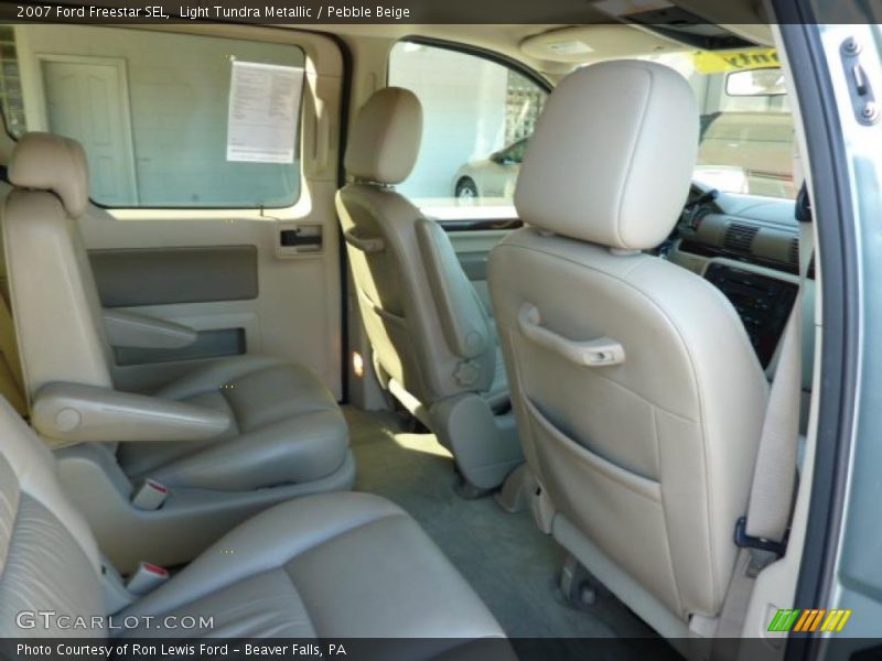  2007 Freestar SEL Pebble Beige Interior