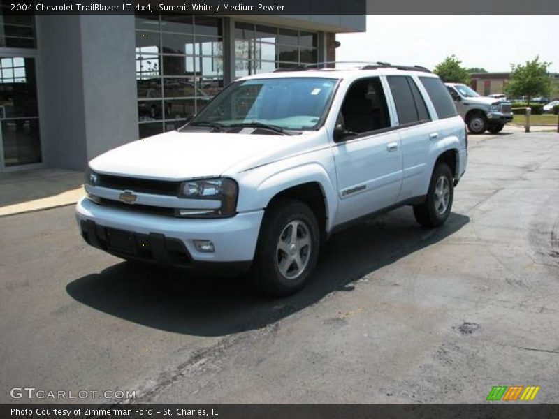 Summit White / Medium Pewter 2004 Chevrolet TrailBlazer LT 4x4