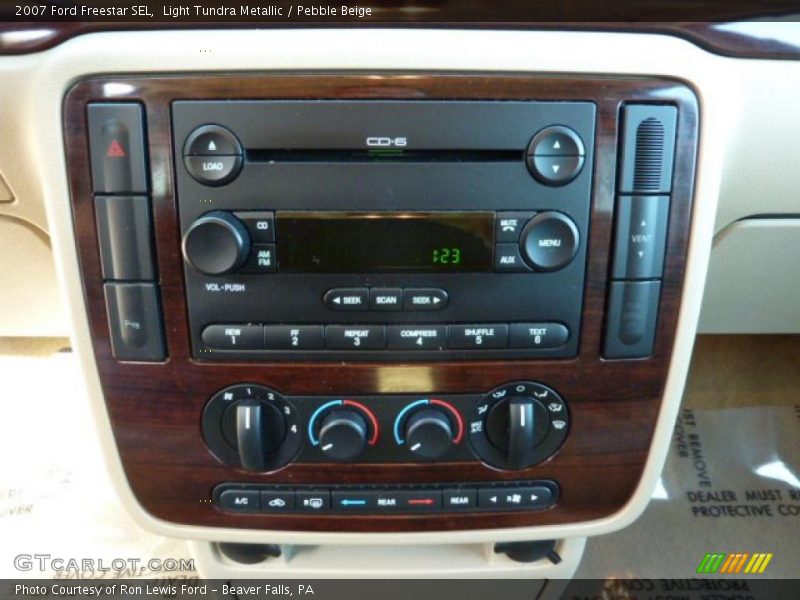 Controls of 2007 Freestar SEL