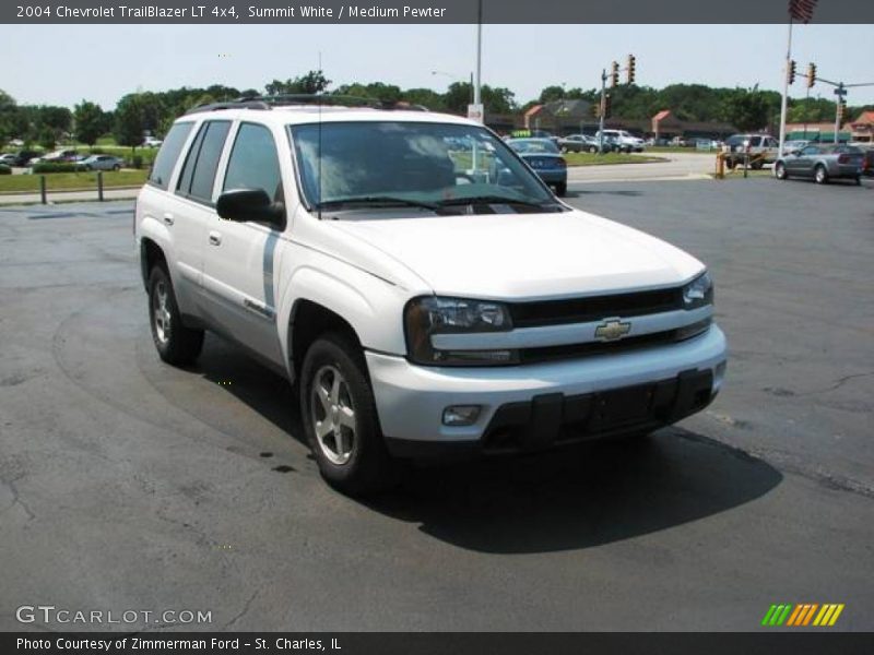 Summit White / Medium Pewter 2004 Chevrolet TrailBlazer LT 4x4