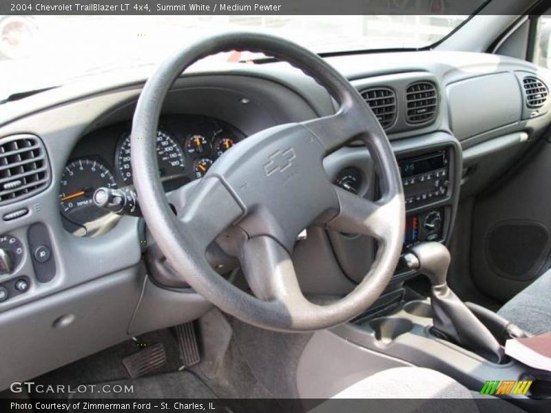 Summit White / Medium Pewter 2004 Chevrolet TrailBlazer LT 4x4