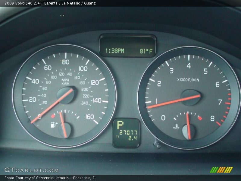  2009 S40 2.4i 2.4i Gauges