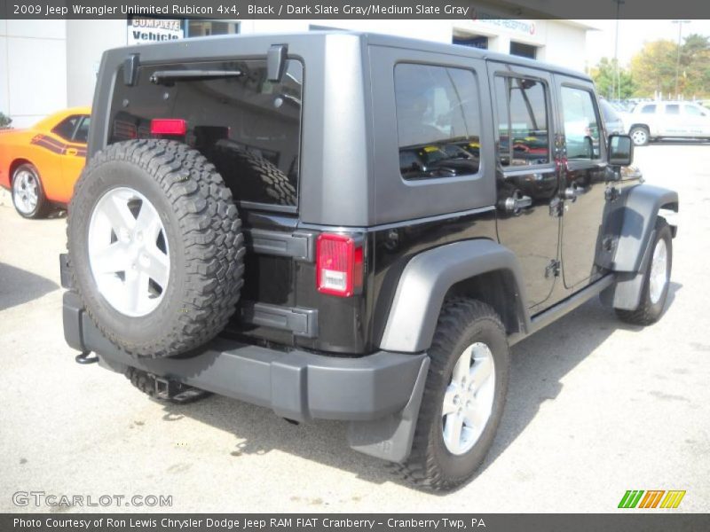 Black / Dark Slate Gray/Medium Slate Gray 2009 Jeep Wrangler Unlimited Rubicon 4x4