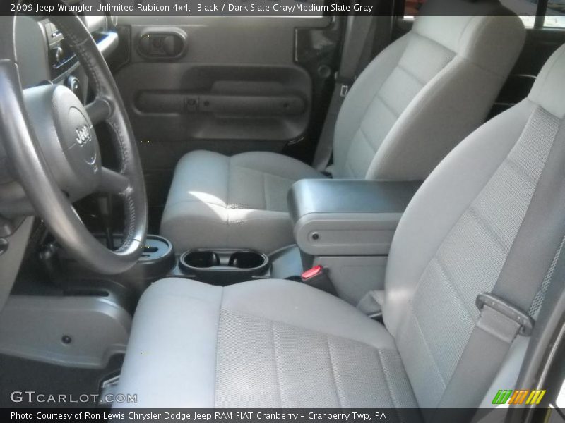Black / Dark Slate Gray/Medium Slate Gray 2009 Jeep Wrangler Unlimited Rubicon 4x4