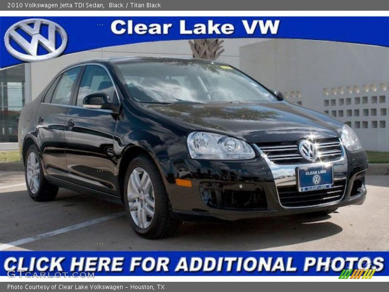 Black / Titan Black 2010 Volkswagen Jetta TDI Sedan