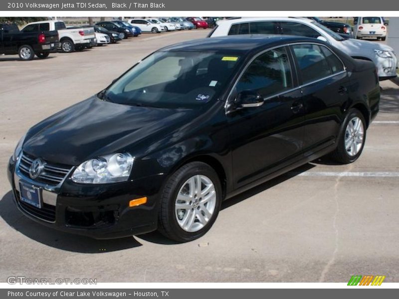 Black / Titan Black 2010 Volkswagen Jetta TDI Sedan