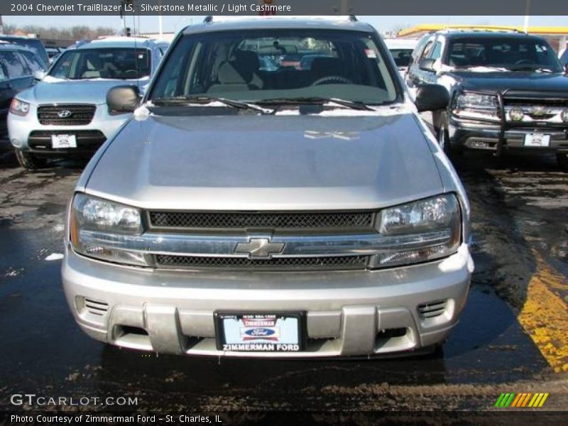 Silverstone Metallic / Light Cashmere 2004 Chevrolet TrailBlazer LS