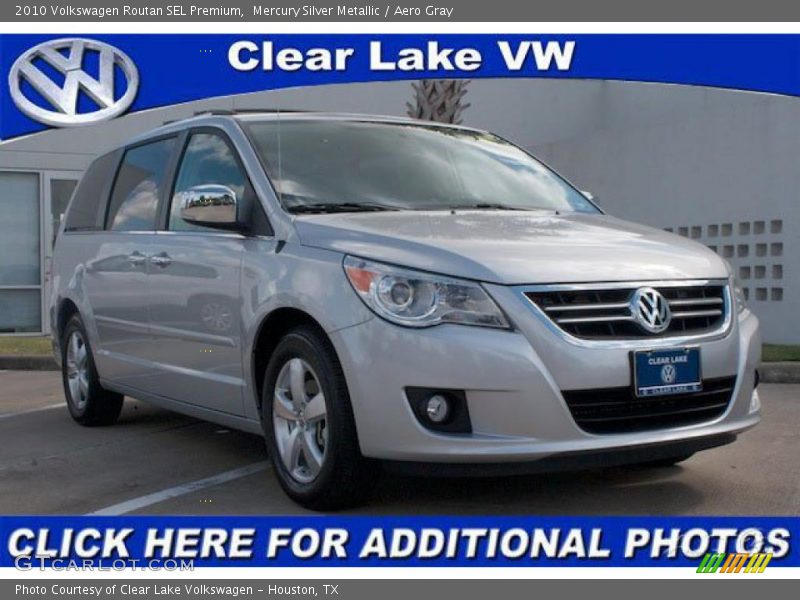 Mercury Silver Metallic / Aero Gray 2010 Volkswagen Routan SEL Premium