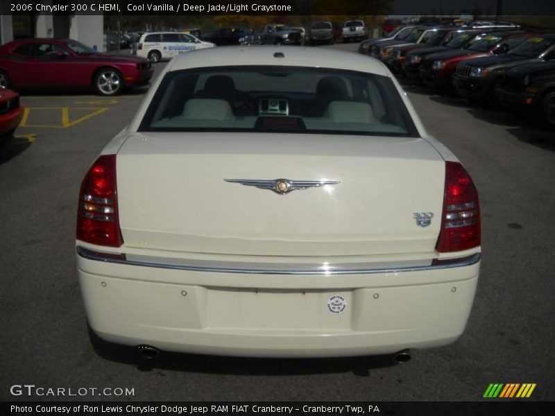 Cool Vanilla / Deep Jade/Light Graystone 2006 Chrysler 300 C HEMI