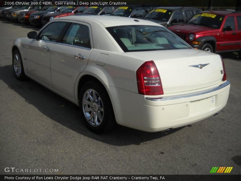 Cool Vanilla / Deep Jade/Light Graystone 2006 Chrysler 300 C HEMI