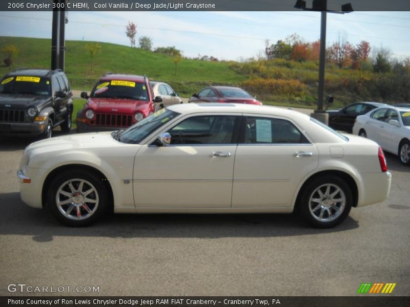 Cool Vanilla / Deep Jade/Light Graystone 2006 Chrysler 300 C HEMI
