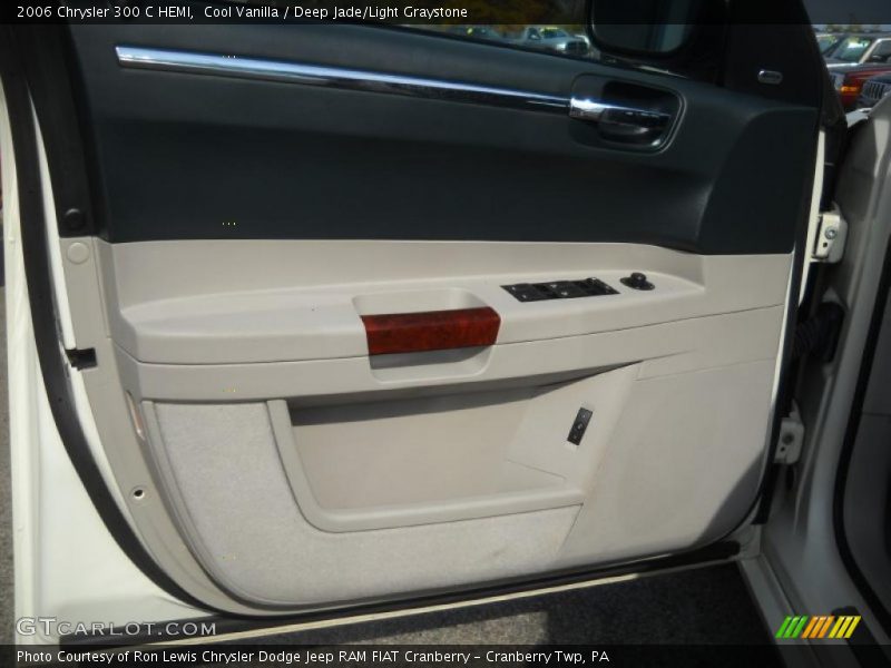 Cool Vanilla / Deep Jade/Light Graystone 2006 Chrysler 300 C HEMI